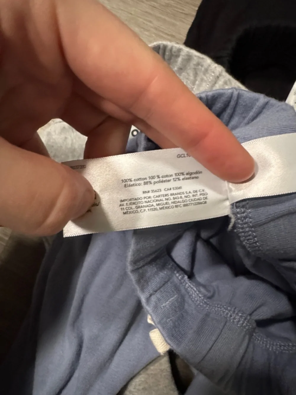 Carters periwinkle blue